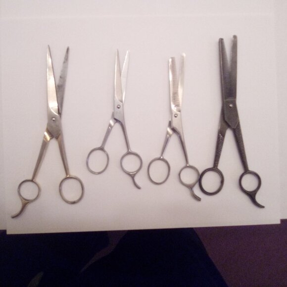 six pair of vintage left-hand scissors - Picture 4 of 11